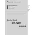 PIONEER DEQ-P7050/ES Owners Manual PIONEER DEQ-P7050/ES Owners Manual