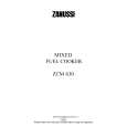 ZANUSSI ZCM630X Owners Manual ZANUSSI ZCM630X Owners Manual