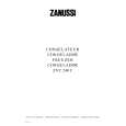 ZANUSSI ZVC240C Owners Manual ZANUSSI ZVC240C Owners Manual