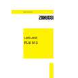 ZANUSSI FLS513 Owners Manual ZANUSSI FLS513 Owners Manual