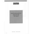 CASTOR CM1640T Owners Manual CASTOR CM1640T Owners Manual