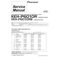 PIONEER KEH-P6010R-3 Service Manual PIONEER KEH-P6010R-3 Service Manual