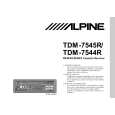 ALPINE TDM7544R Owners Manual ALPINE TDM7544R Owners Manual