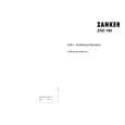 ZANKER 530/875 (PRIVILEG) Owners Manual ZANKER 530/875 (PRIVILEG) Owners Manual