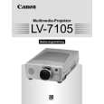 CANON LV-7105 Owners Manual CANON LV-7105 Owners Manual