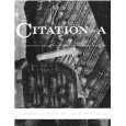 HARMAN KARDON CITATION-A Owners Manual HARMAN KARDON CITATION-A Owners Manual