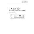 ONKYO TXSV424 Owners Manual ONKYO TXSV424 Owners Manual