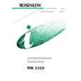 ROSENLEW RW3320 Owners Manual ROSENLEW RW3320 Owners Manual
