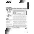 JVC KD-G407 Owners Manual JVC KD-G407 Owners Manual