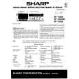 SHARP RT-100E Service Manual SHARP RT-100E Service Manual