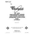WHIRLPOOL SF0100ERW7 Parts Catalog WHIRLPOOL SF0100ERW7 Parts Catalog