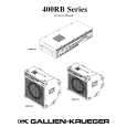 GALLIEN KRUEGER 400RB_SERIES Owners Manual GALLIEN KRUEGER 400RB_SERIES Owners Manual