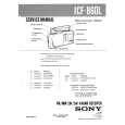 SONY ICF860L Service Manual SONY ICF860L Service Manual