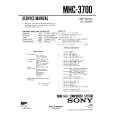 SONY MHC3700 Service Manual SONY MHC3700 Service Manual