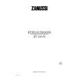 ZANUSSI ZT144R Owners Manual ZANUSSI ZT144R Owners Manual