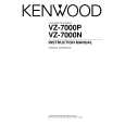 KENWOOD VZ-7000N Owners Manual KENWOOD VZ-7000N Owners Manual