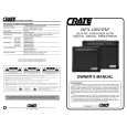 CRATE GFX-212 Owners Manual CRATE GFX-212 Owners Manual