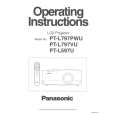 PANASONIC PTL797PWUL Owners Manual PANASONIC PTL797PWUL Owners Manual