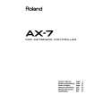 ROLAND AX-7 Owners Manual ROLAND AX-7 Owners Manual