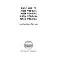 WHIRLPOOL KRSC 9005/A+ Owners Manual WHIRLPOOL KRSC 9005/A+ Owners Manual