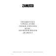ZANUSSI ZR290/3TF Owners Manual ZANUSSI ZR290/3TF Owners Manual
