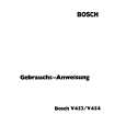 BOSCH V452 Owners Manual BOSCH V452 Owners Manual