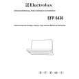 ELECTROLUX EFP6430W Owners Manual ELECTROLUX EFP6430W Owners Manual