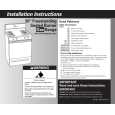 WHIRLPOOL SF365PEGN5 Installation Manual WHIRLPOOL SF365PEGN5 Installation Manual