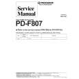 PIONEER PD-F807 Service Manual PIONEER PD-F807 Service Manual