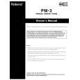 ROLAND PM-3 Owners Manual ROLAND PM-3 Owners Manual