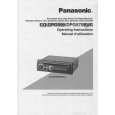 PANASONIC CQDPG570EUC Owners Manual PANASONIC CQDPG570EUC Owners Manual