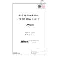 NIKON 200-400MM F 4G IF Parts Catalog NIKON 200-400MM F 4G IF Parts Catalog