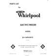 WHIRLPOOL EV130FXKW0 Parts Catalog WHIRLPOOL EV130FXKW0 Parts Catalog