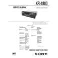 SONY XR4803 Service Manual SONY XR4803 Service Manual