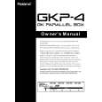 ROLAND GKP-4 Owners Manual ROLAND GKP-4 Owners Manual