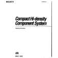 SONY MHC-1200 Owners Manual SONY MHC-1200 Owners Manual