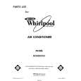 WHIRLPOOL AC0802XS1 Parts Catalog WHIRLPOOL AC0802XS1 Parts Catalog