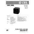 SONY ICFC101L Service Manual SONY ICFC101L Service Manual