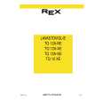 REX-ELECTROLUX TQ12-XE Owners Manual REX-ELECTROLUX TQ12-XE Owners Manual