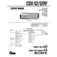 SONY CDX52 Service Manual SONY CDX52 Service Manual