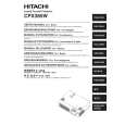 HITACHI CPX385W Owners Manual HITACHI CPX385W Owners Manual