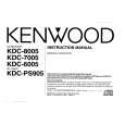 KENWOOD KDC7005 Owners Manual KENWOOD KDC7005 Owners Manual
