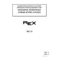 REX-ELECTROLUX RO11 Owners Manual REX-ELECTROLUX RO11 Owners Manual