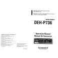 PIONEER DEHP736 Owners Manual PIONEER DEHP736 Owners Manual