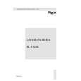 REX-ELECTROLUX RL5XGR Owners Manual REX-ELECTROLUX RL5XGR Owners Manual