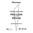 PIONEER PDV-LC20/ZL Owners Manual PIONEER PDV-LC20/ZL Owners Manual