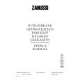 ZANUSSI ZI9155AA Owners Manual ZANUSSI ZI9155AA Owners Manual