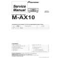 PIONEER M-AX10/KU/CA Service Manual PIONEER M-AX10/KU/CA Service Manual