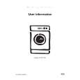 ELECTROLUX EWF1387 Owners Manual ELECTROLUX EWF1387 Owners Manual