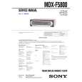 SONY MDXF5800 Service Manual SONY MDXF5800 Service Manual
